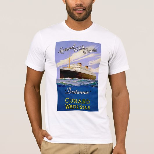 Britannic ~リヴァプール、米国、カナダ tシャツ (正面)