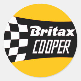 Britaxの小型たる製造人のステッカー ラウンドシール