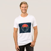 Brite-T サンセット飛行機 0018736 トライブレンドTシャツ (正面全面)