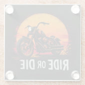 Brite-T バイク乗り必携 0019613 ガラスコースター (裏面)
