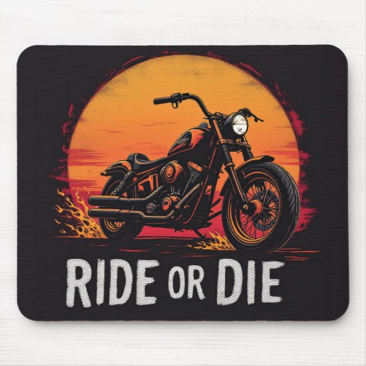 Brite-T バイク乗り必携 0019613 マウスパッド (正面)