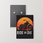 Brite-T バイク乗り必携 0019613 缶バッジ (正面/裏面)