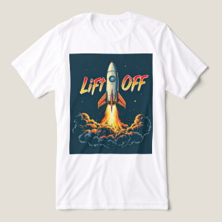 Brite-T ロケット発射 0019361 トライブレンドTシャツ