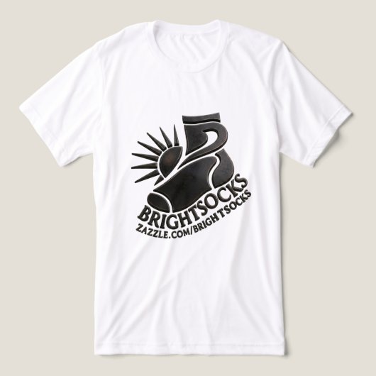 Brite-T Brightsocks 0019606 トライブレンドTシャツ (デザイン正面)