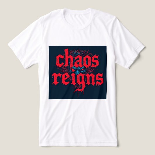Brite-T Chaos Reigns 0018758 トライブレンドTシャツ (デザイン正面)