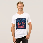 Brite-T Live Life Loud 0018992 トライブレンドTシャツ (正面全面)