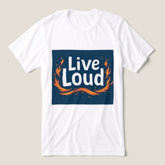 Brite-T Live Loud 0018921 トライブレンドTシャツ (デザイン正面)