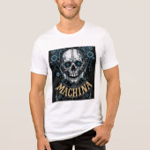 Brite-T Machina Skull 0018991 トライブレンドTシャツ (正面)