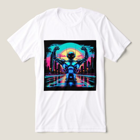 Brite-T Robot Strong 0018898 トライブレンドTシャツ (デザイン正面)
