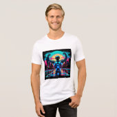 Brite-T Robot Strong 0018898 トライブレンドTシャツ (正面全面)