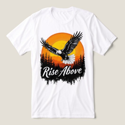 Brite-T Soaring Eagle Rise Above 0019572 トライブレンドTシャツ (デザイン正面)