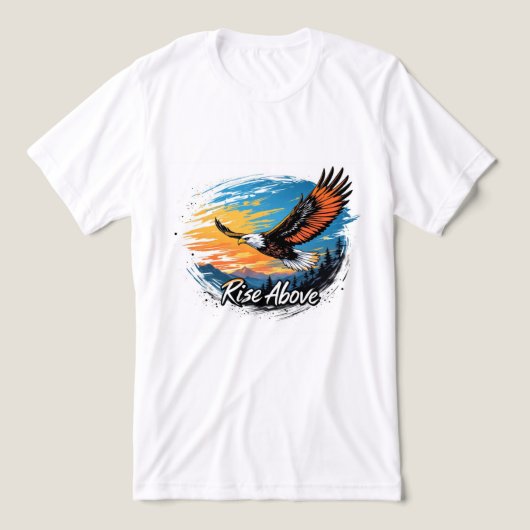 Brite-T Soaring Eagle Rise Above 0019620 トライブレンドTシャツ (デザイン正面)