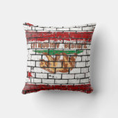 Brited California国旗 – 装飾用クッション クッション (裏面)