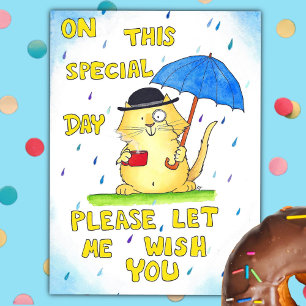 BRITISH誕生日ハガキbyニコール・ジャネス ポストカード