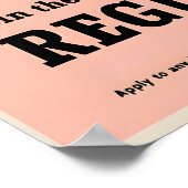 British Army Recruitment Poster Join the regular ポスター (角)