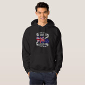 British Australian  British Australia flag and Uk  パーカ (正面フル)