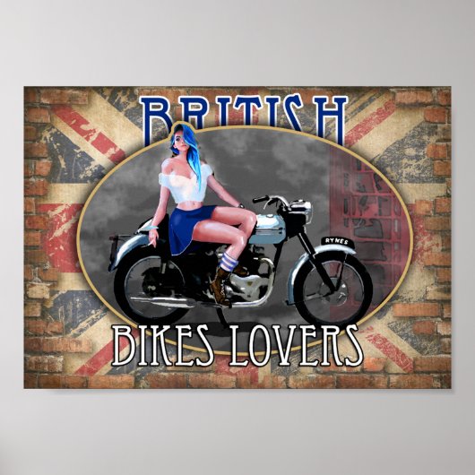 british bike lovers ポスター (正面)