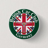 British Car Club Button 缶バッジ (正面)