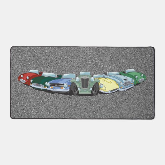 British Car Desk Pad デスクマット (正面)