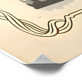 British Classic Rock Inspired Original Design ポスター (角)