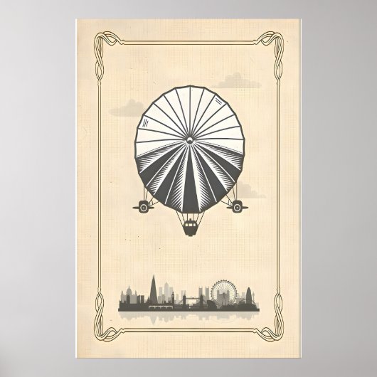 British Classic Rock Inspired Original Design ポスター (正面)