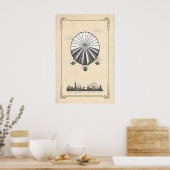 British Classic Rock Inspired Original Design ポスター (キッチン)