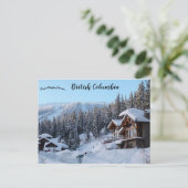 British Columbia Canadaにログイン ポストカード (スタンド正面)