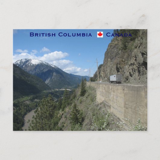 British Columbia Canada ポストカード (正面)