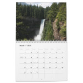 British Columbia Canada 2026 Calendar カレンダー (3月 2026)