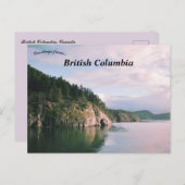 British Columbia Canada Landscape ポストカード (正面/裏面)