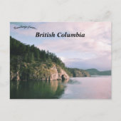 British Columbia Canada Landscape ポストカード (正面)
