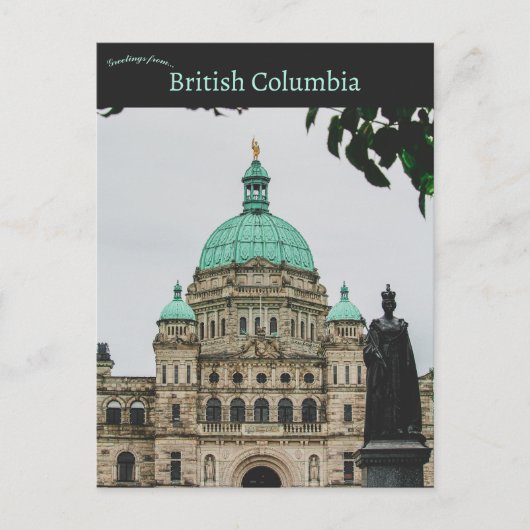 British Columbia Parliament Buildings Canada ポストカード (正面)
