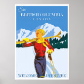British Columbia Travel Poster ポスター (正面)