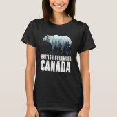 British Columbia Vancouver Canada Bear Green Fores Tシャツ (正面)