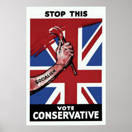 British Conservative Party Election Poster Sto ポスター