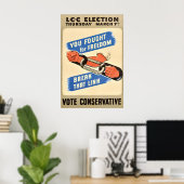 British Conservative Party Poster Socialist ポスター (ホームオフィス)