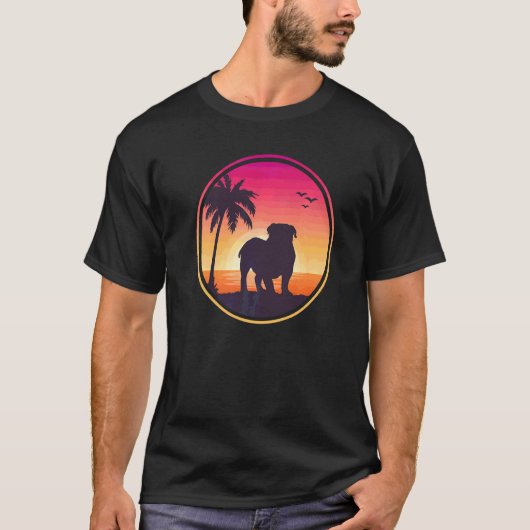 British English Bulldog Dog Breed  24 Tシャツ (正面)