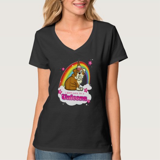 British English Bulldog Dog Breed  7 Tシャツ (正面)