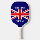 British Flag Customise British Team ピックルボールラケット (正面)