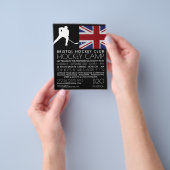 British Flag, Hockey Player, Camp Advertising チラシ (手)