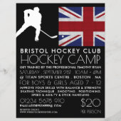 British Flag, Hockey Player, Camp Advertising チラシ (正面)