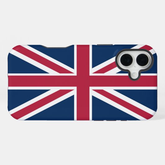 British flag iPhoneケース (裏面横)