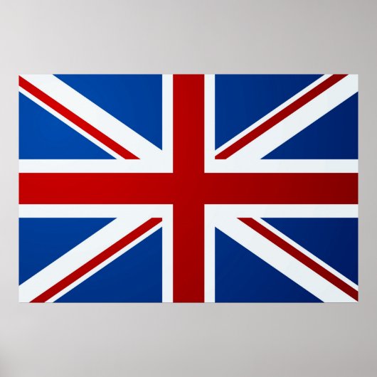 British flag poster ポスター (正面)