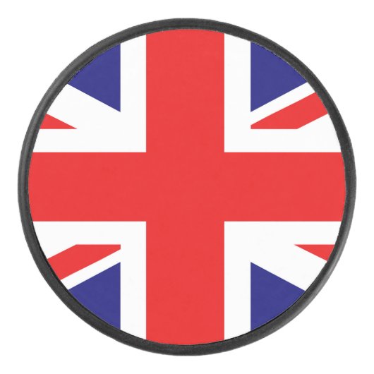 British Flag United Kingdom of England アイスホッケーパック (正面)