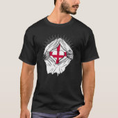 British flags home of England Tシャツ (正面)
