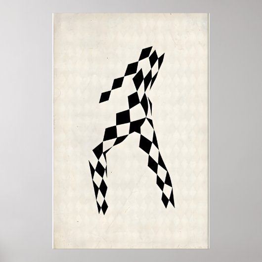 British Glam Rock Original Poster Print Design ポスター (正面)