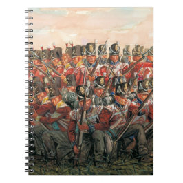 British infantry Napoleonic wars painting  ノートブック