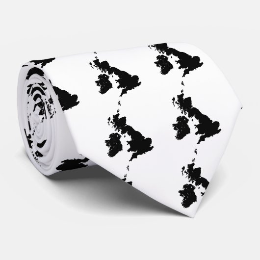 British Isles - White ネクタイ (ロール)