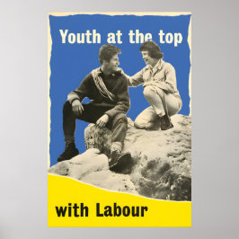 British Labour Party Election Poster Youth at the ポスター