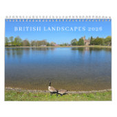 British Landscapes 2026 calendar カレンダー (カバー)